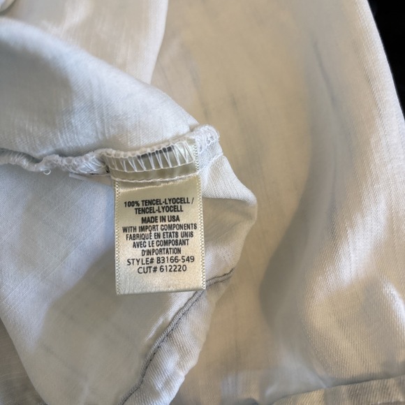 Bella Dahl Button Tiered Skirt XS Light Wash Pale Blue Cottagecore - Picture 8 of 8